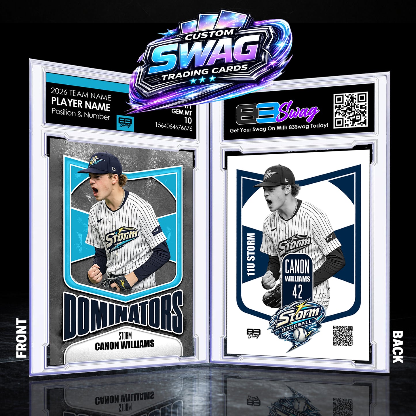 DOMINATOR Custom Trading Card w/Slab!