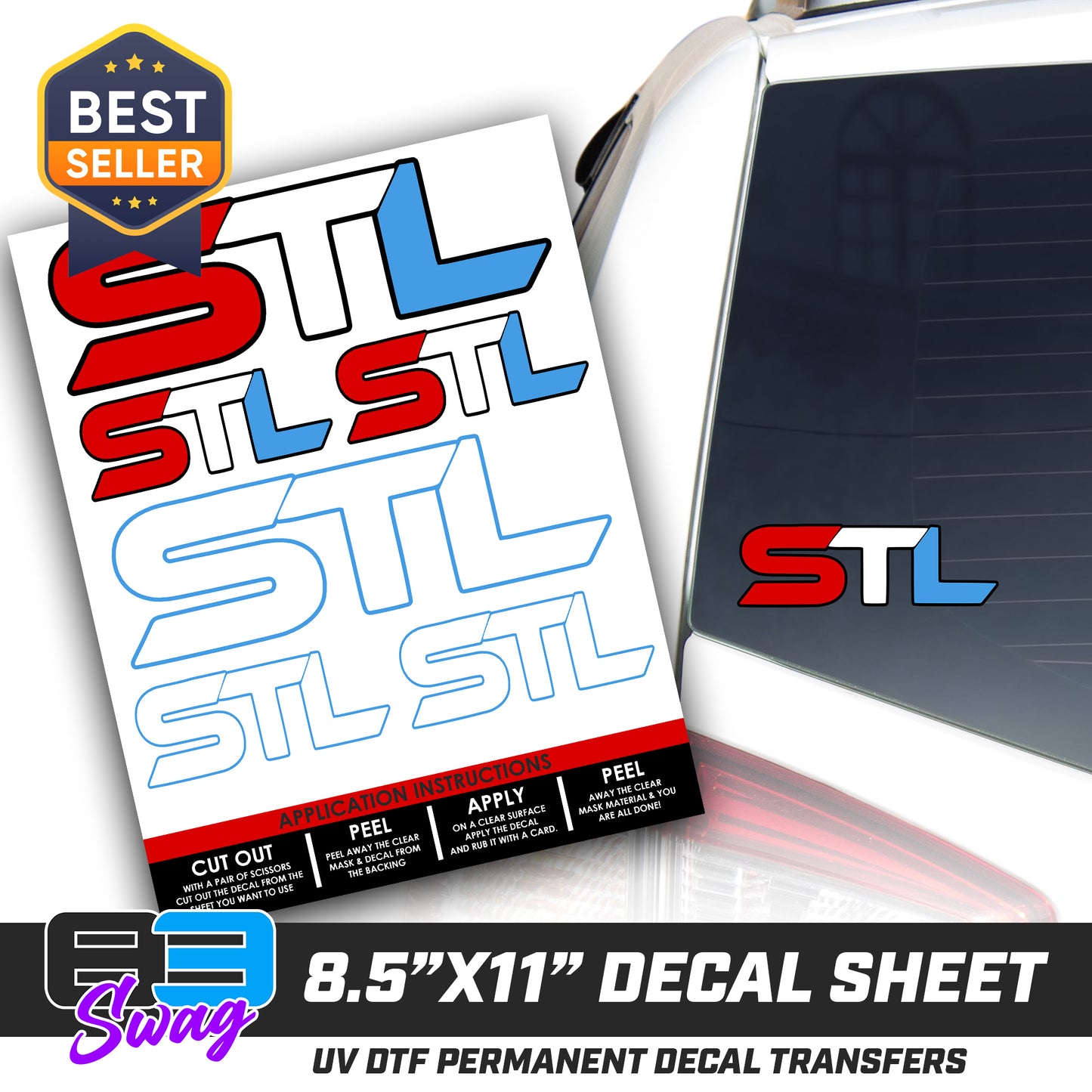 Logo Decal Pack Sheet - Small Town Legends