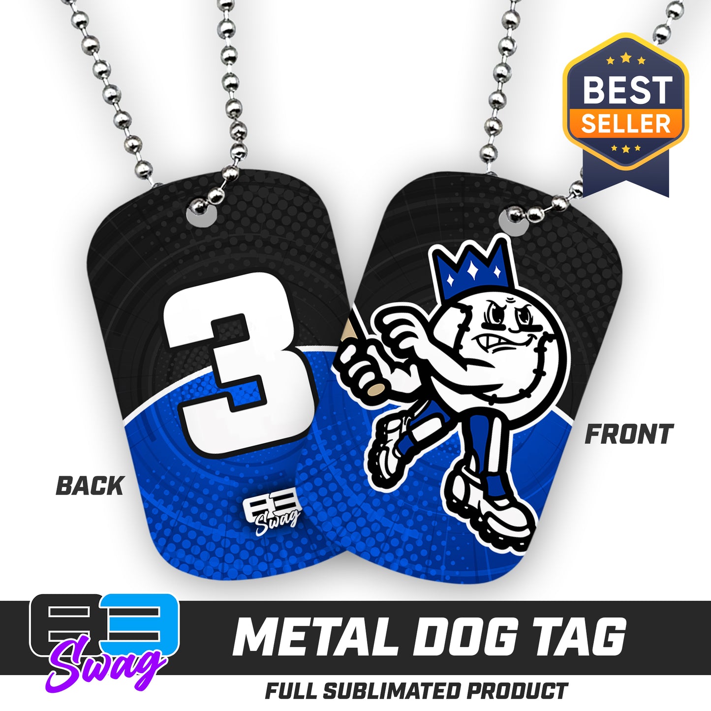 CUSTOM - Double Sided Dog Tag - JCB - Julington Creek Baseball