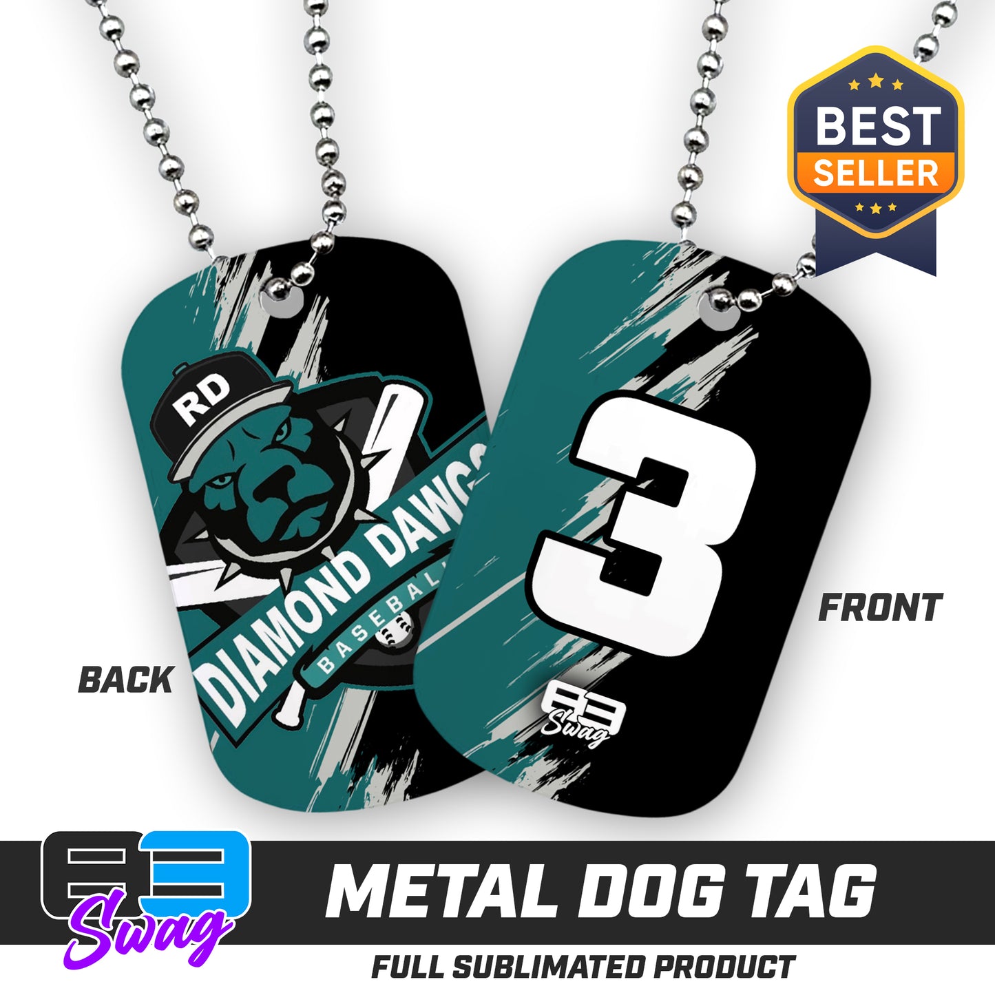 Double Sided Dog Tag - Diamond Dawgs