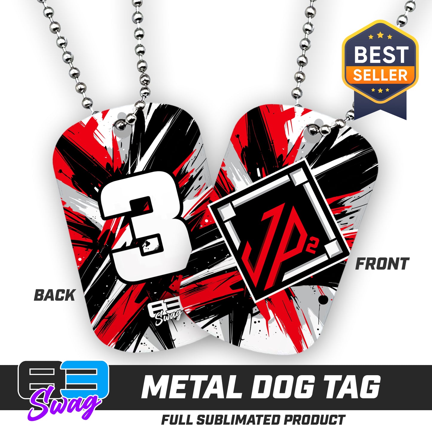 Double Sided Dog Tag - JP2 Sports Baseball