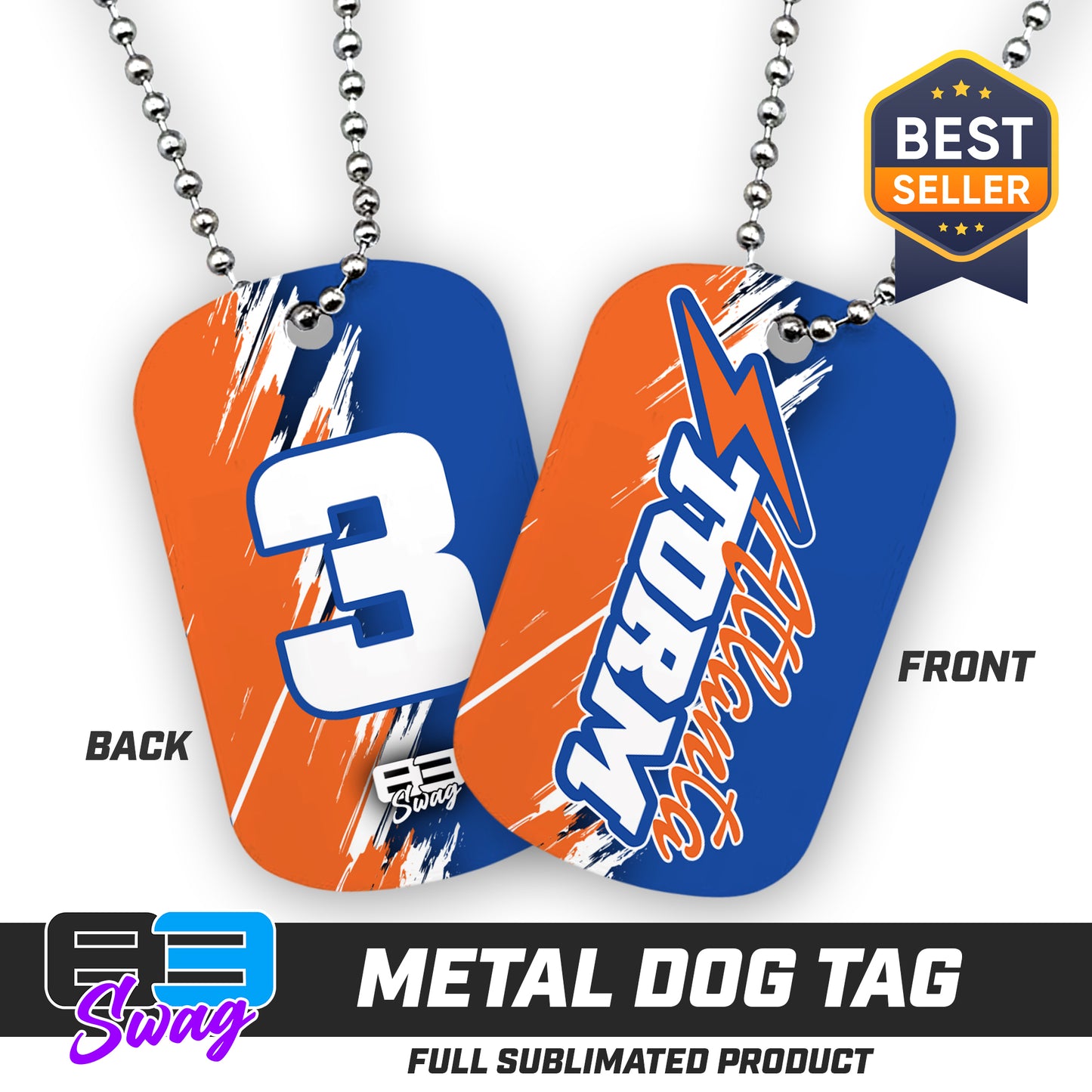 Double Sided Dog Tag - Atlanta Storm
