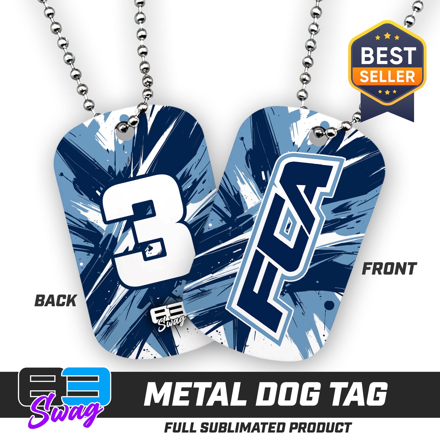Double Sided Dog Tag - FCA BASEBALL 2026 VERSION