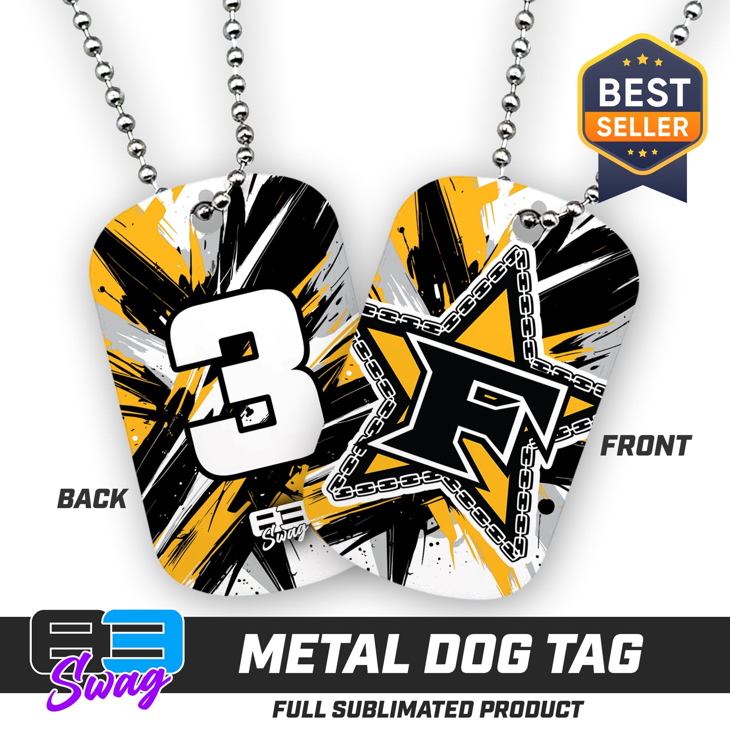 Double Sided Dog Tag - 5 Star Mafia Baseball V.2026