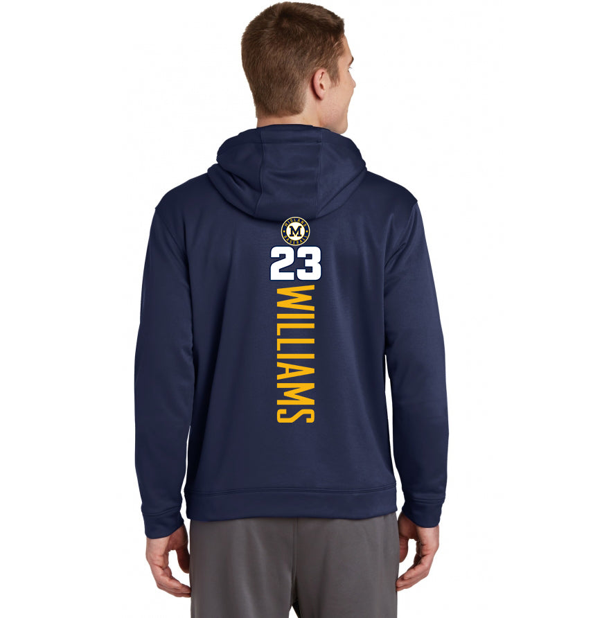 Sport-Tek Sport-Wick Fleece Hooded Pullover - Midland Baseball