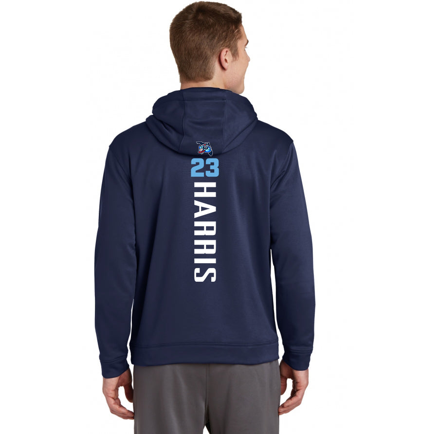 Sport-Tek Sport-Wick Fleece Hooded Pullover F244 - FCA Blueclaws Baseball