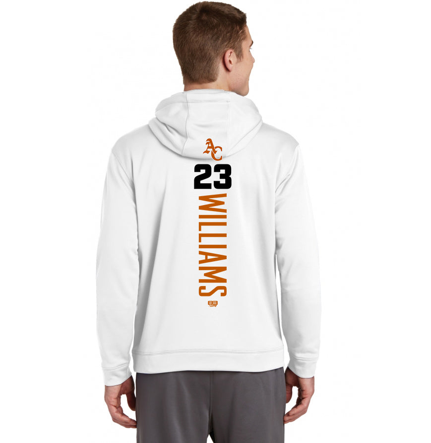 Sport-Tek Sport-Wick Fleece Hooded Pullover F244 - Ancient City Reds