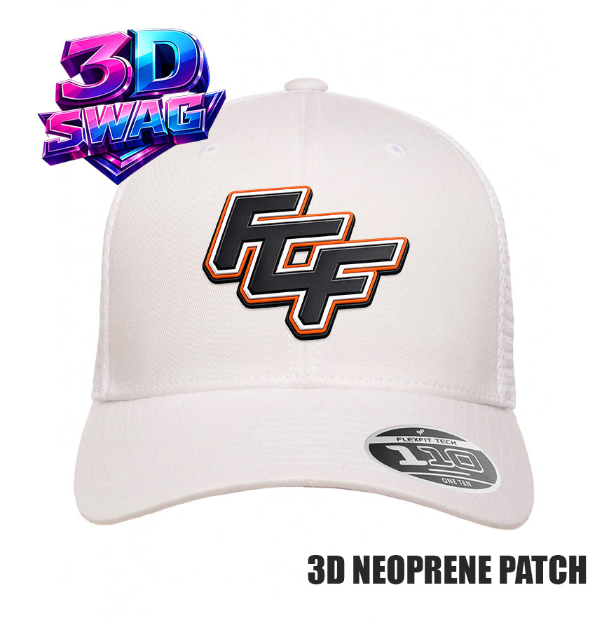 FCF FLIGHT - 3D PATCH TEAM HATS - Flexfit 110M Mesh Hat