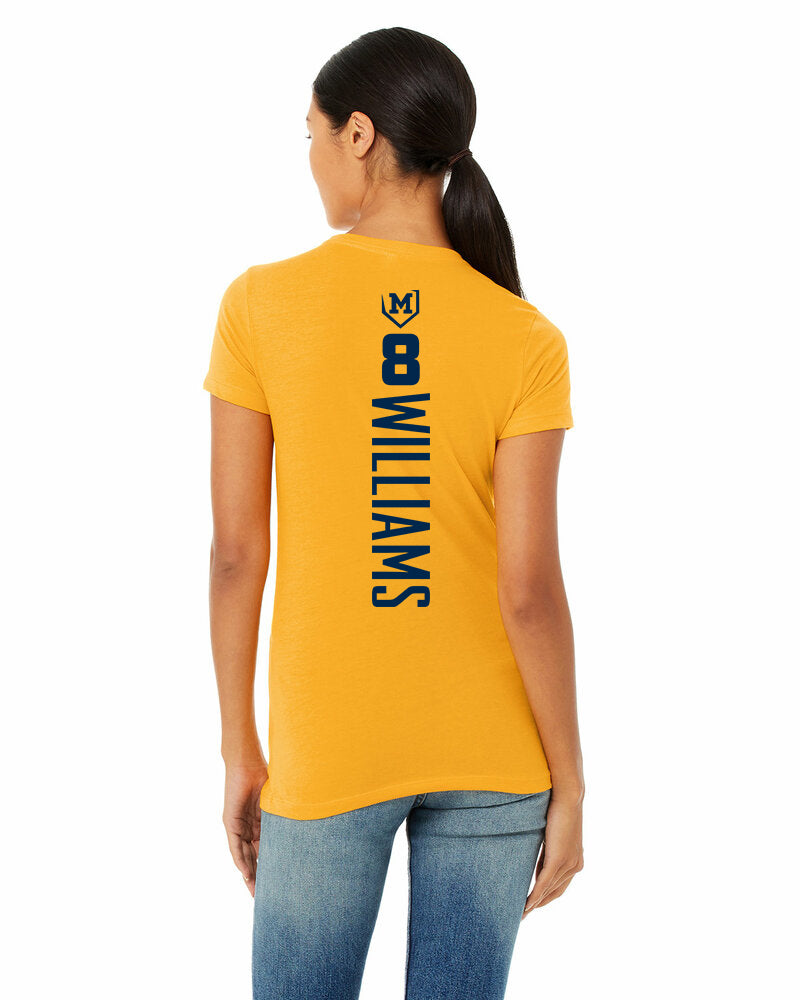 Bella + Canvas 6004 Women's The Favorite T-Shirt - Midland Bandits Baseball