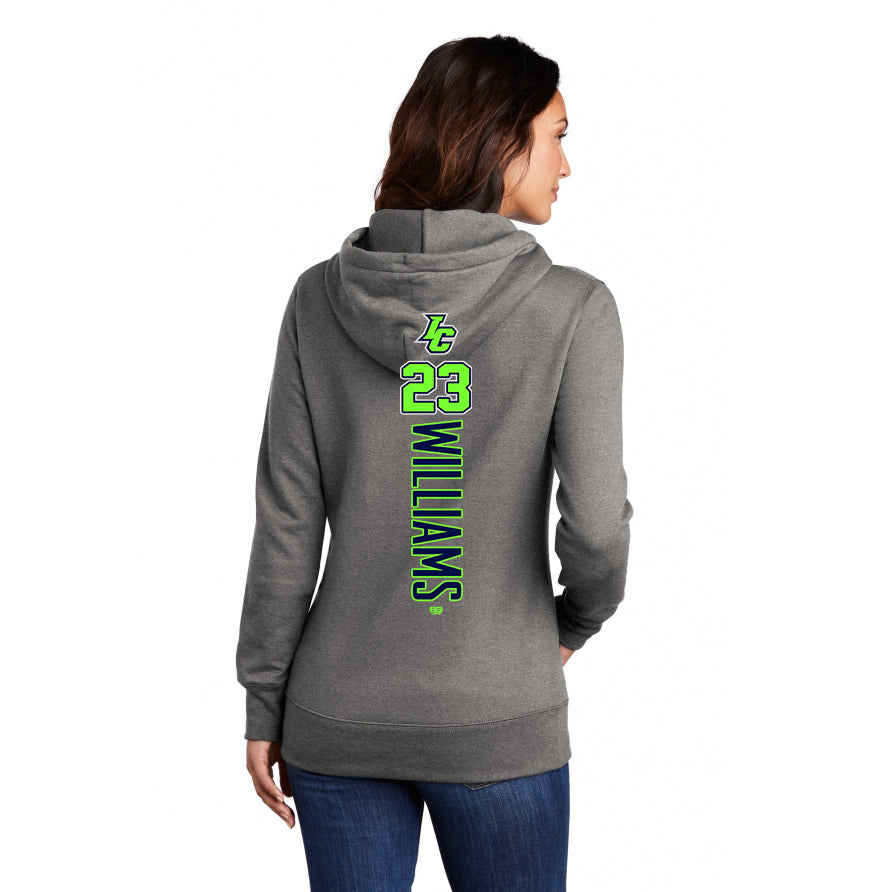 Port & Company Women's Core Fleece Pullover Hooded Sweatshirt LPC78H - Indy Clutch Baseball