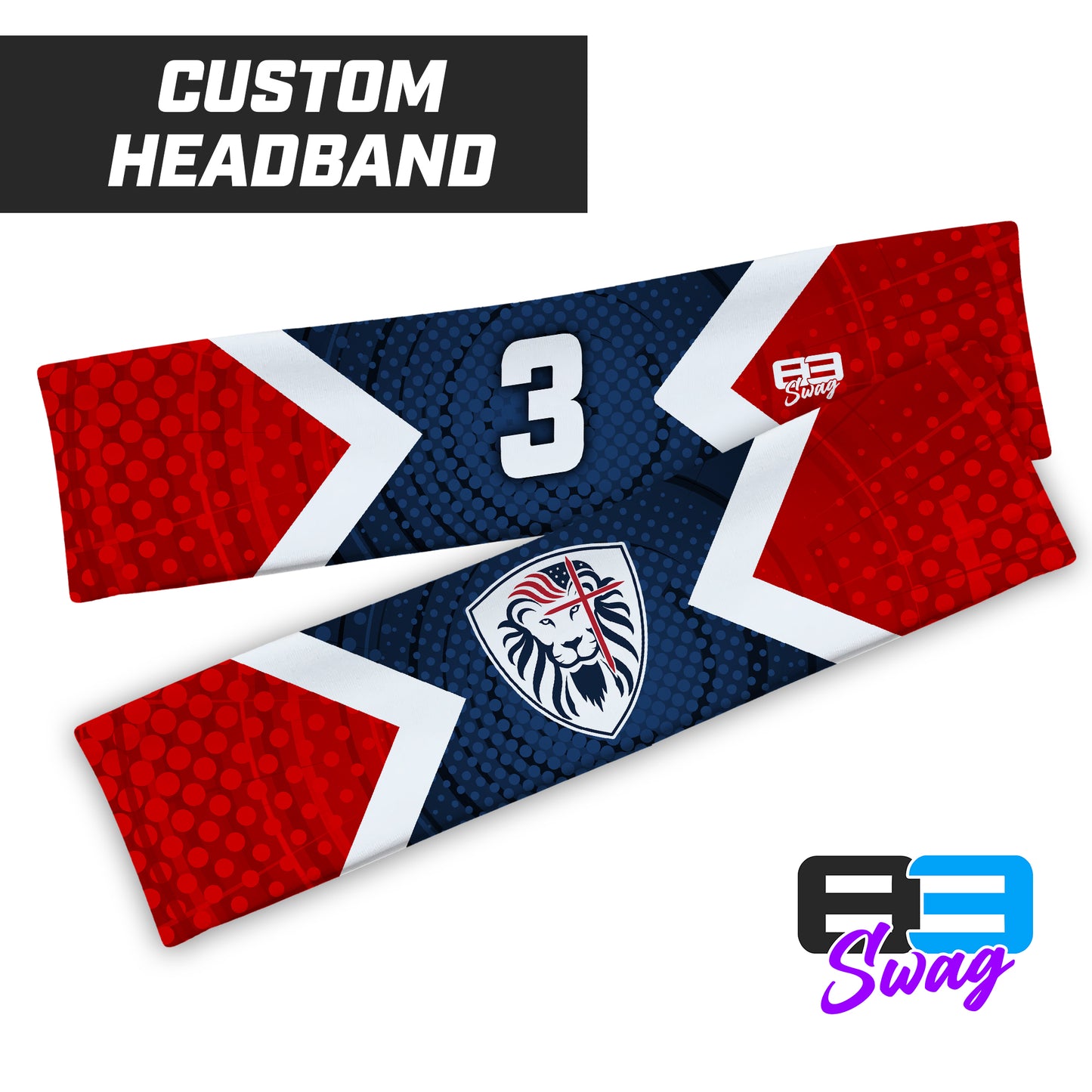 CUSTOM - Sports Headband - Orlando Lions Baseball