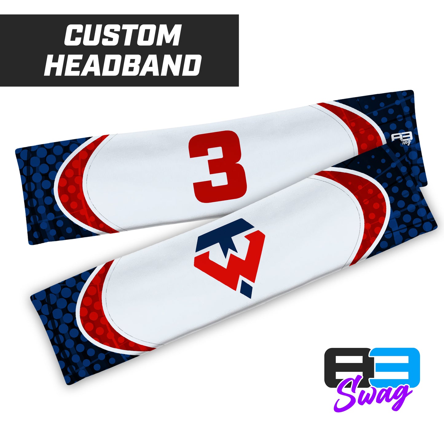 CUSTOM - Sports Headband - Tampa Warriors Baseball