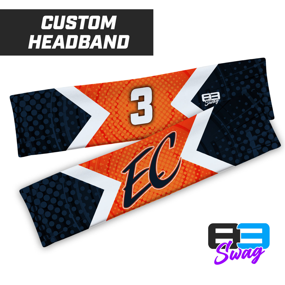 CUSTOM - Sports Headband - EC Bullets Softball