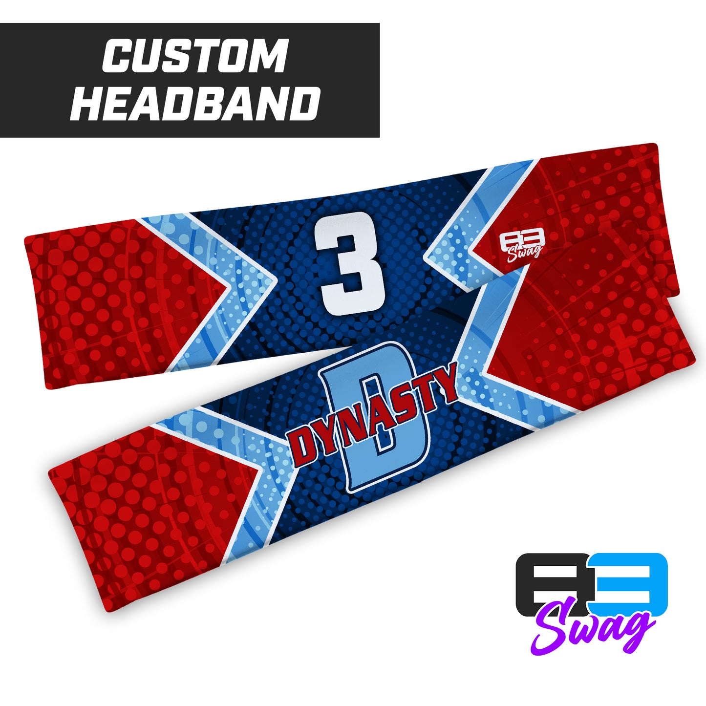 CUSTOM - Sports Headband - North Florida Dynasty