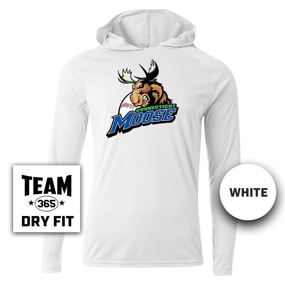 Lightweight Performance Hoodie - Connecticut Moose Baseball V1