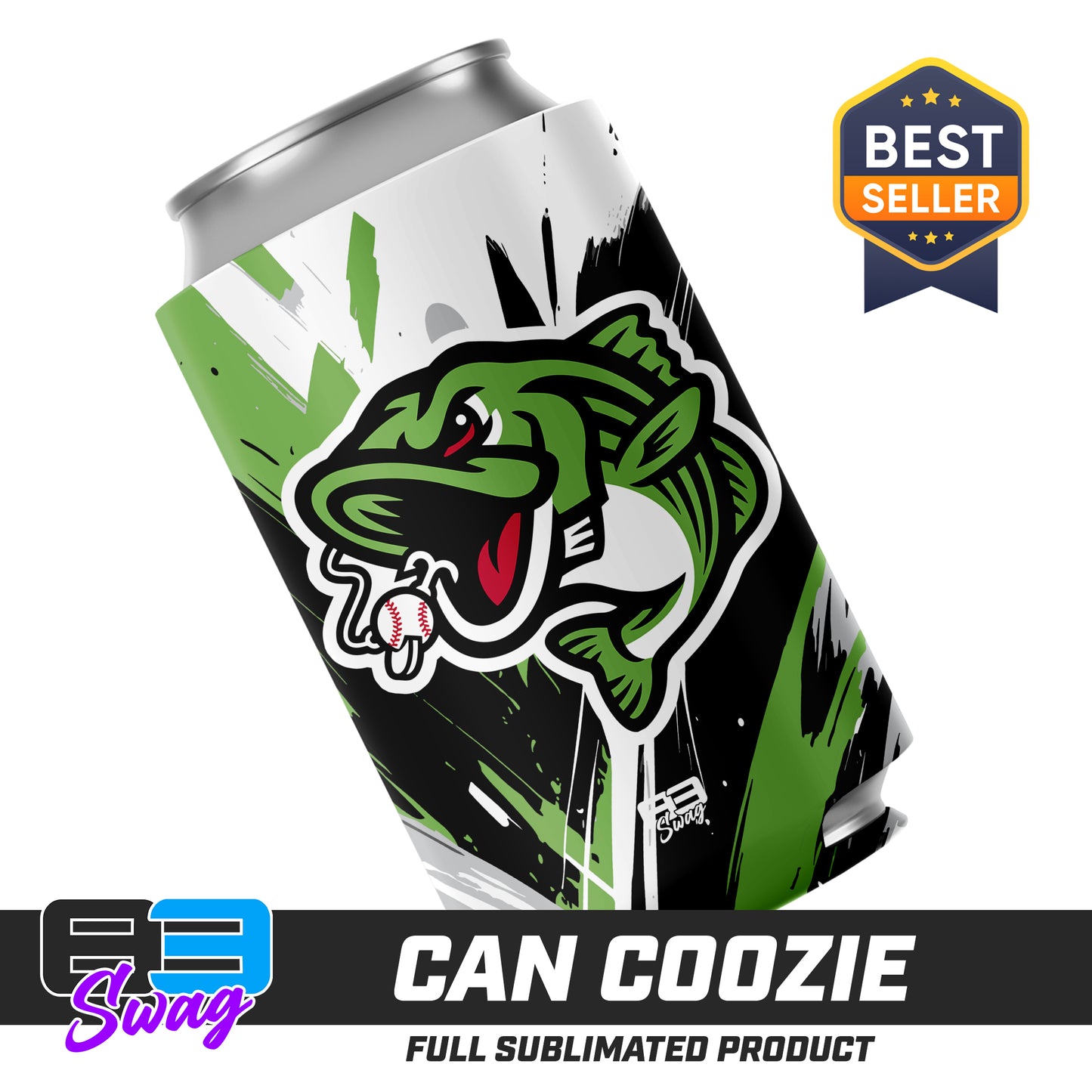 CUSTOM - Can Coozie - RBA Stripers Baseball