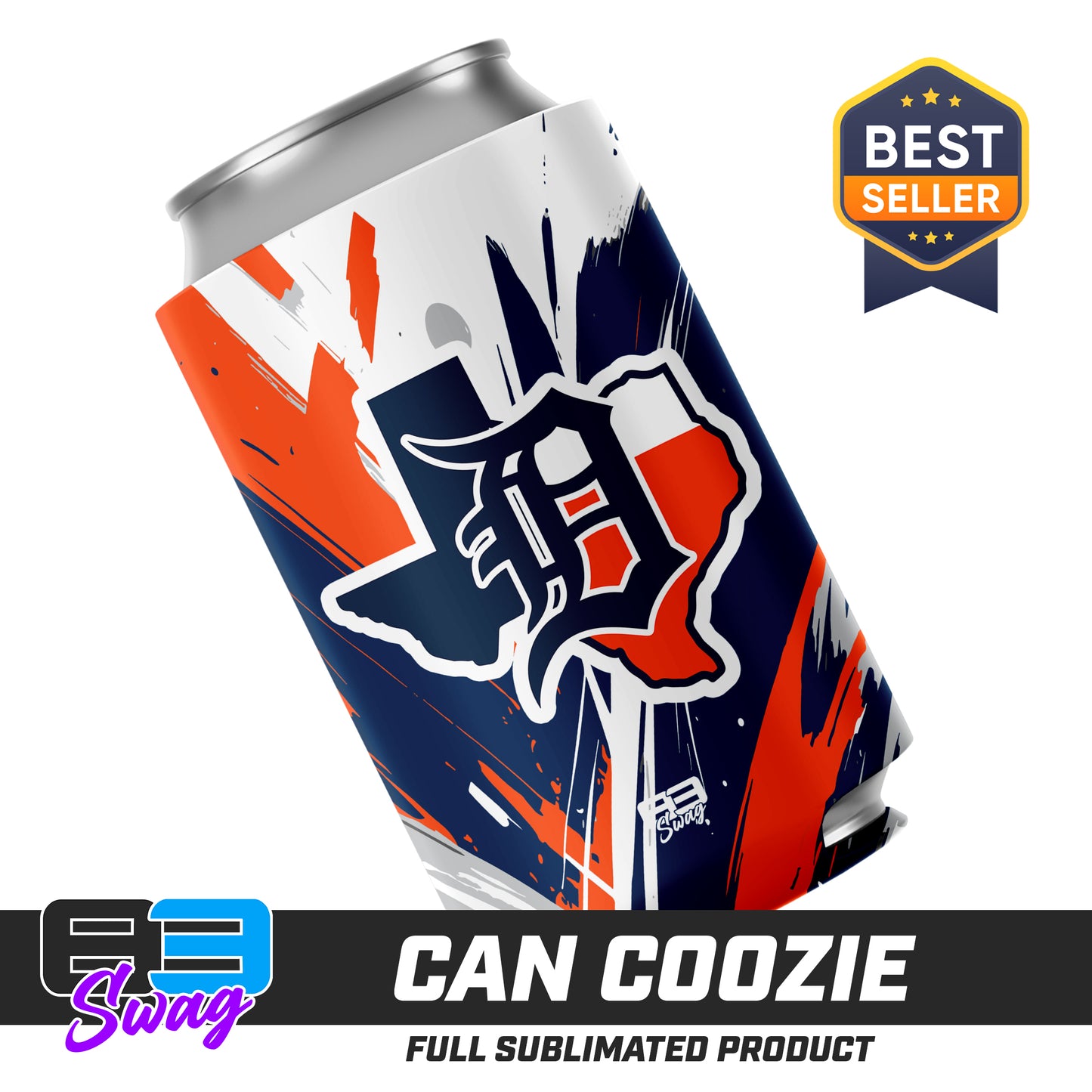 Can Coozie - Dallas Tigers Baseball v.26