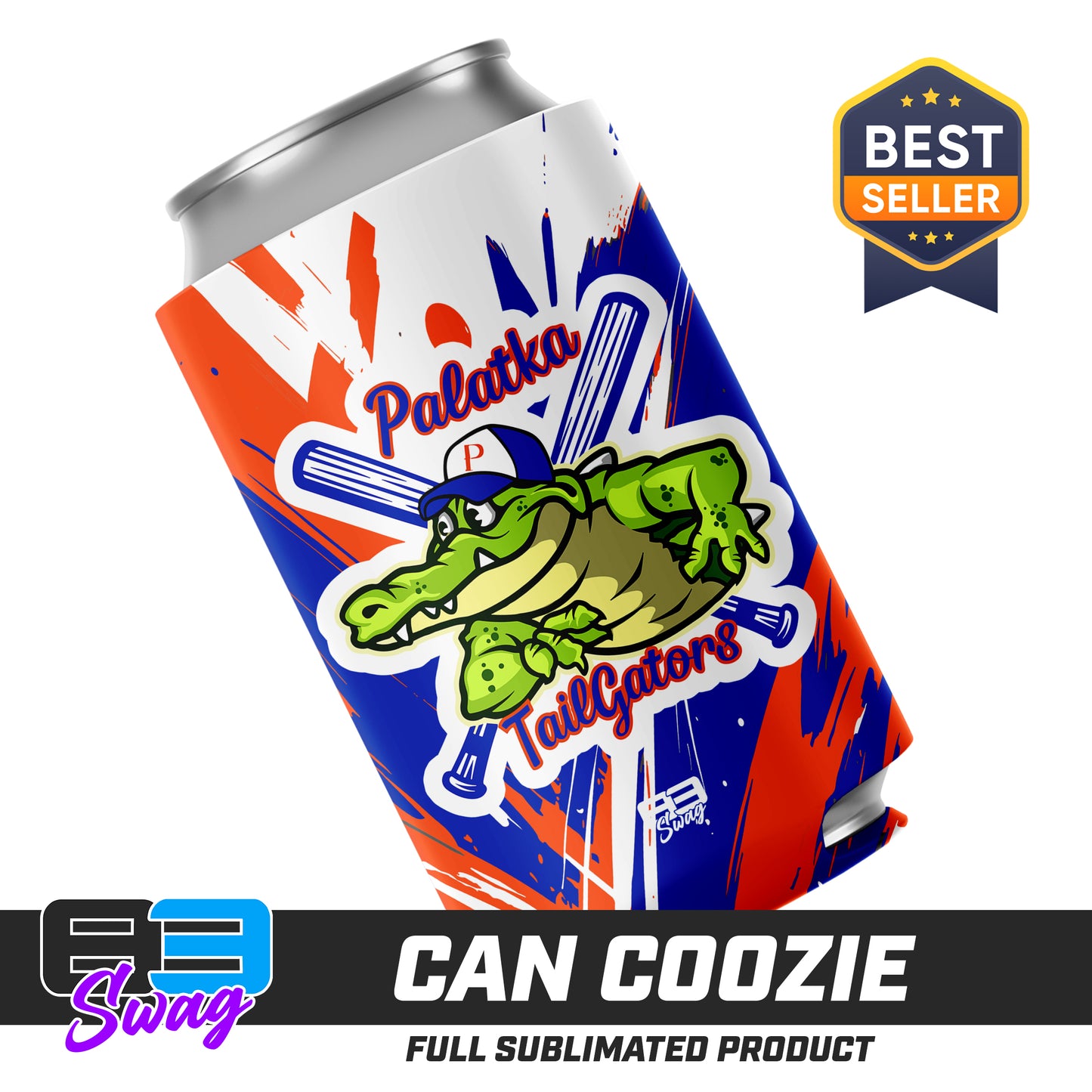 Can Coozie - Palatka TailGators Baseball v.26