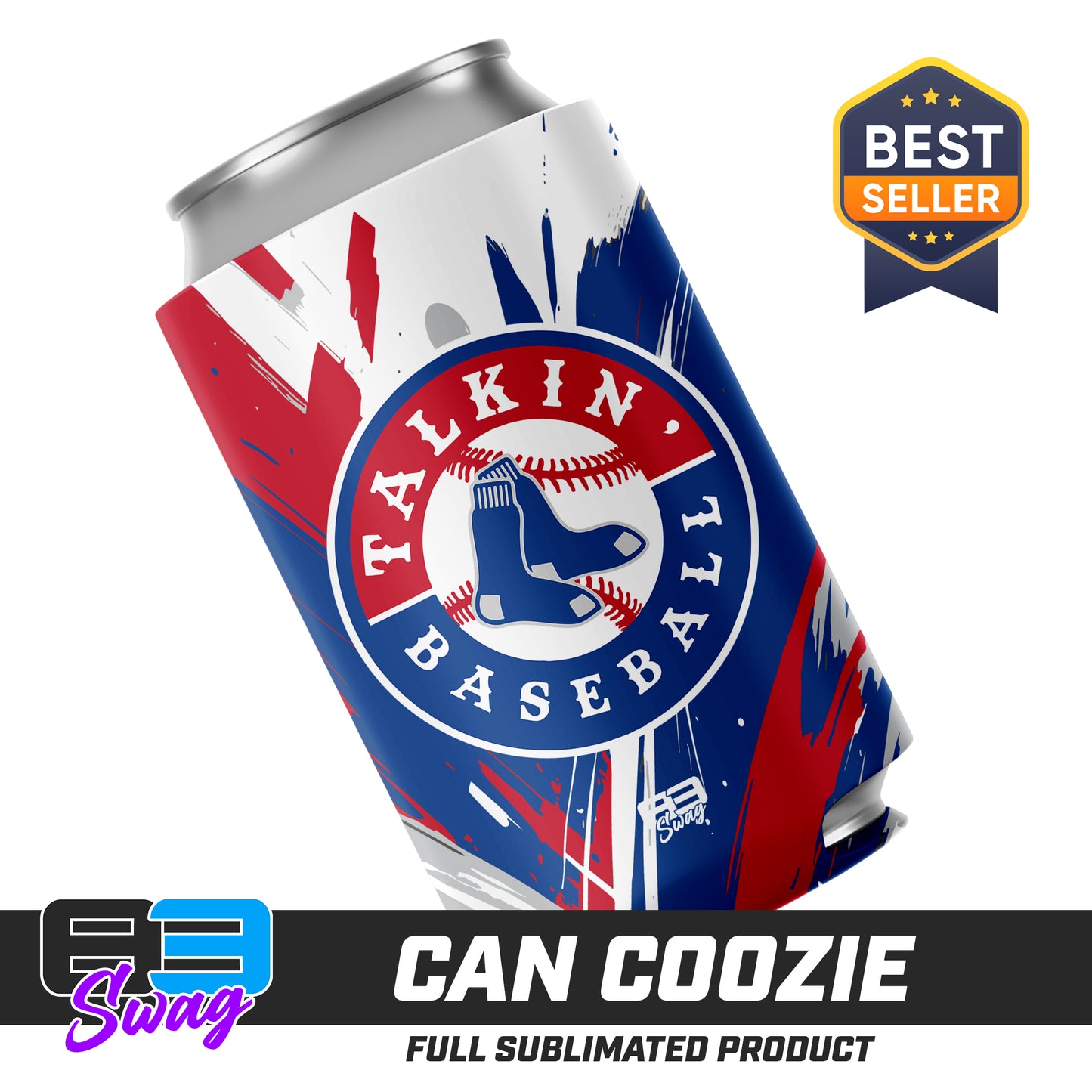 CUSTOM - Can Coozie - Talkin Baseball