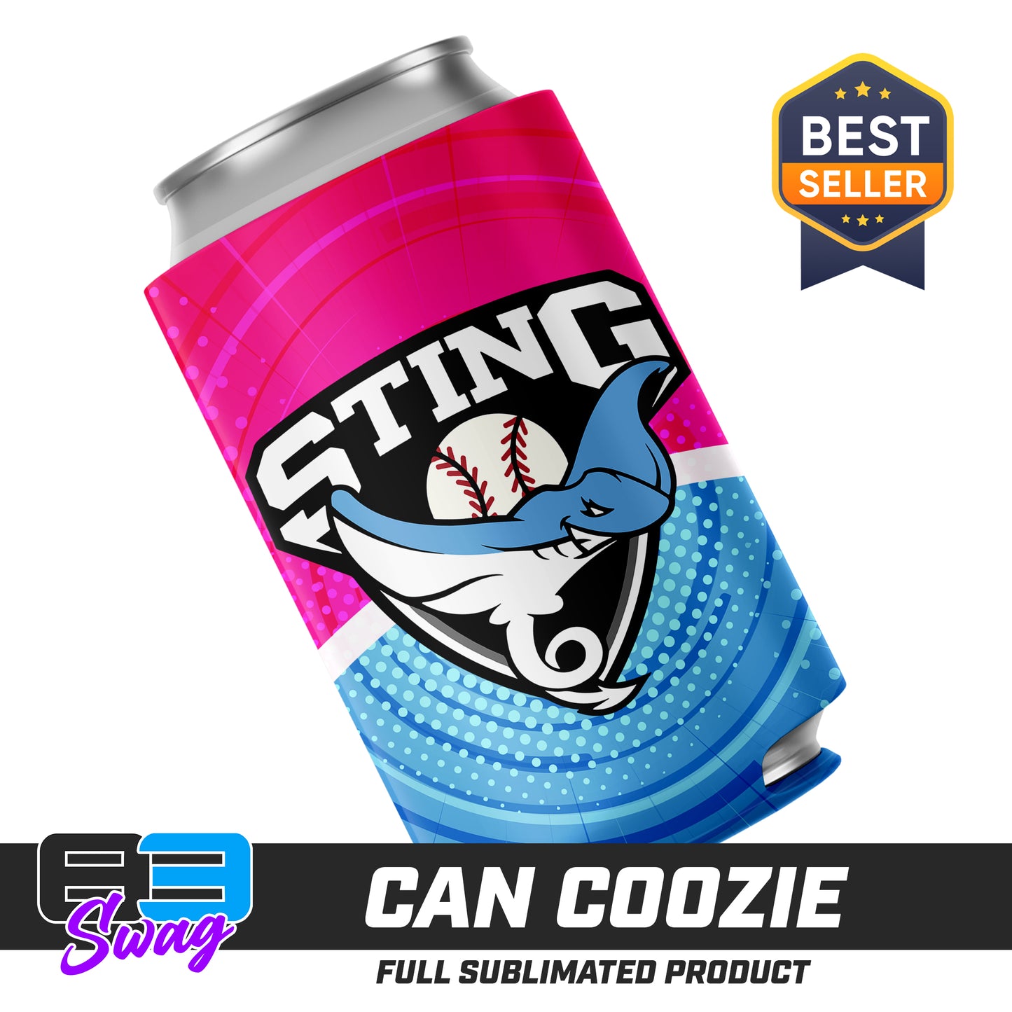 CUSTOM - Can Coozie - Southwest Sting Baseball