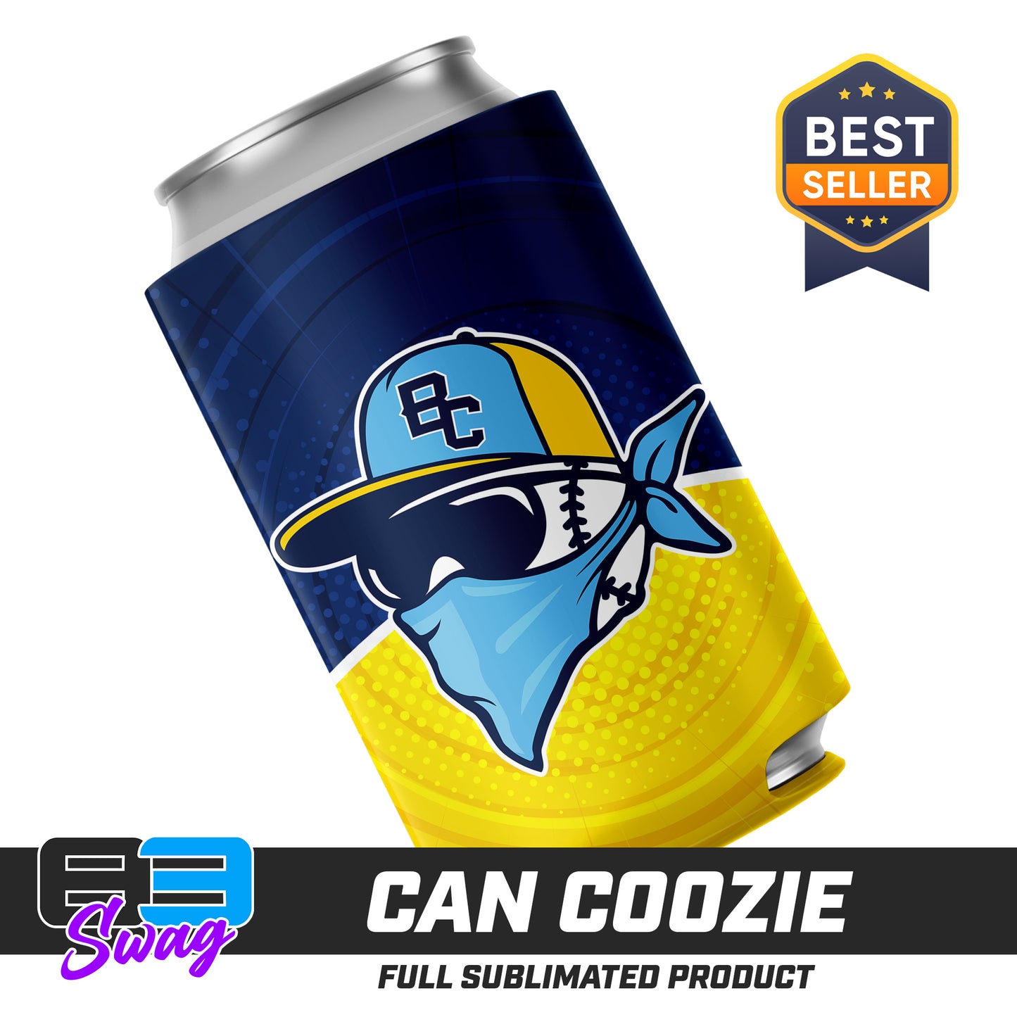 CUSTOM - Can Coozie - Bold City Bandits Baseball