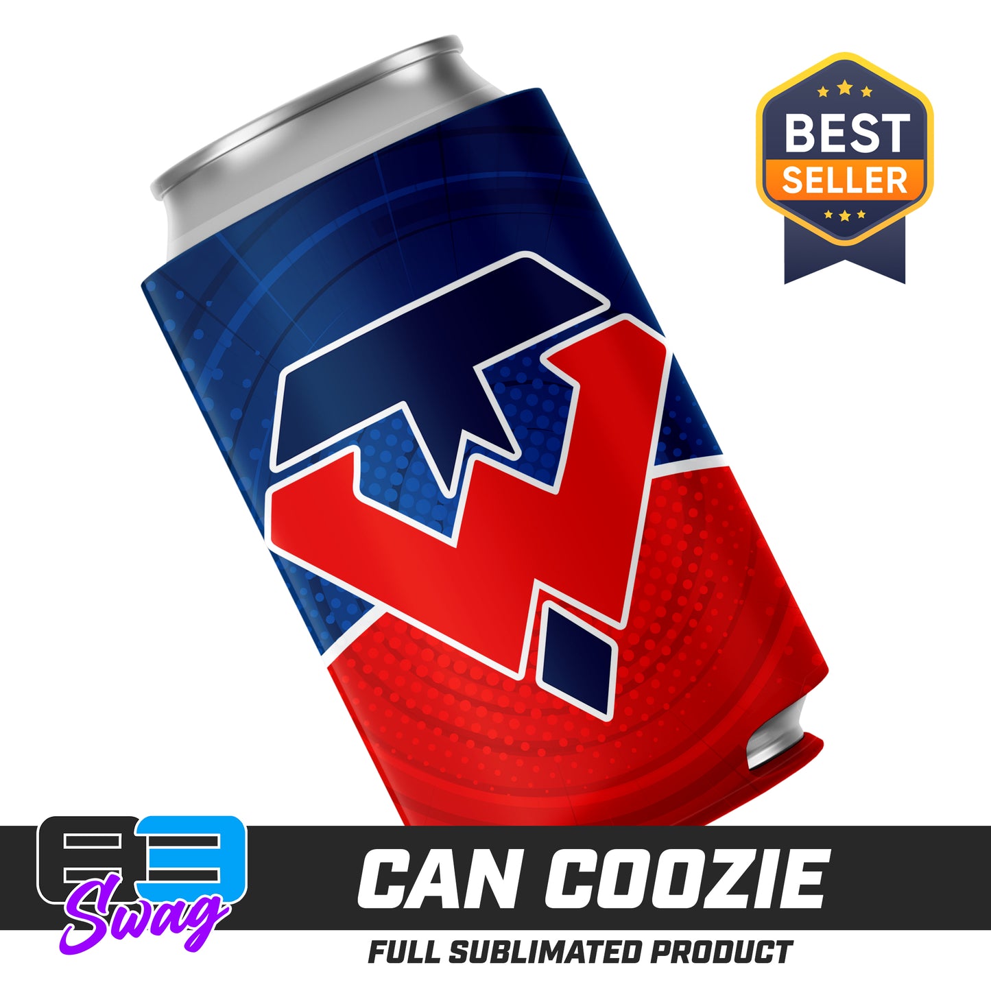 CUSTOM - Can Coozie - Tampa Warriors Baseball