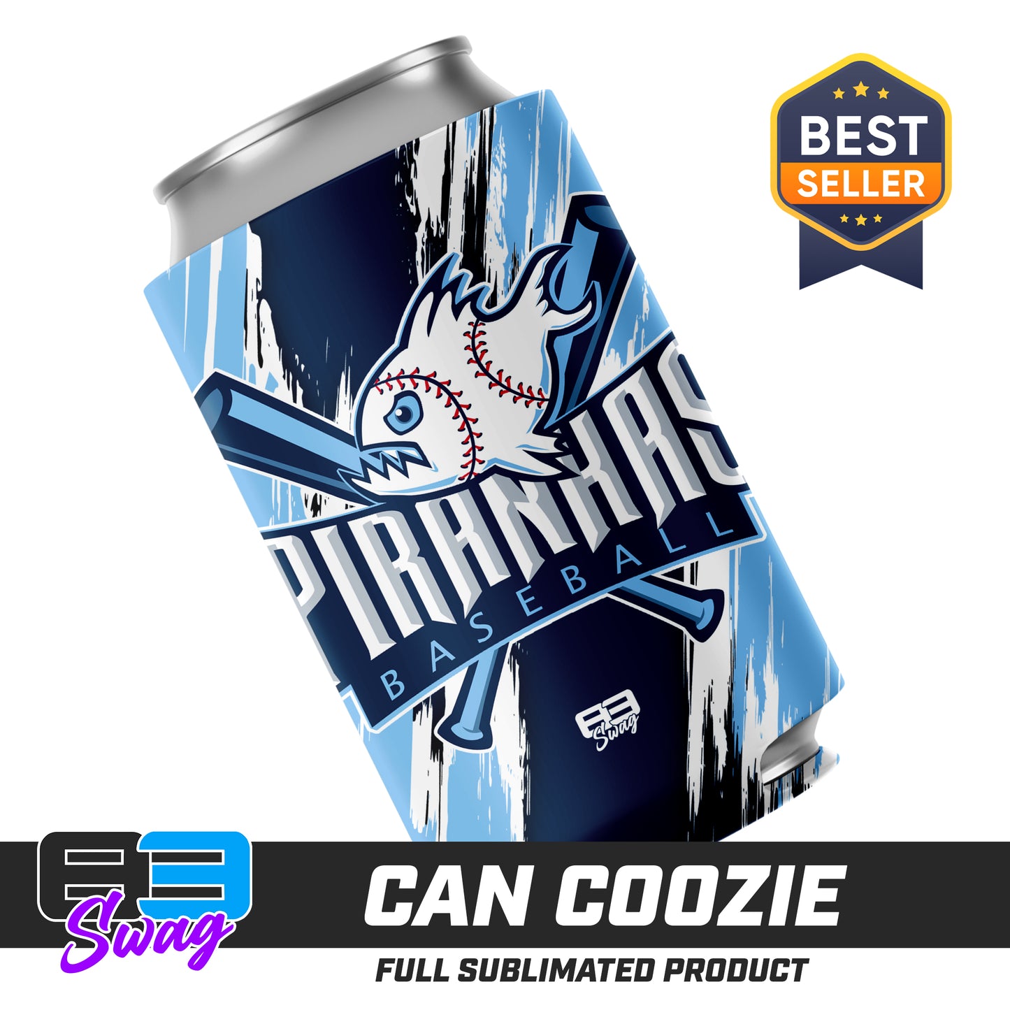 Can Coozie - Piranhas Baseball