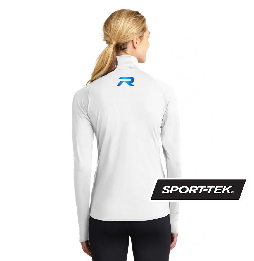 Sport-Tek Women's Sport-Wick Stretch 1-2-Zip Pullover - R Software & Consulting