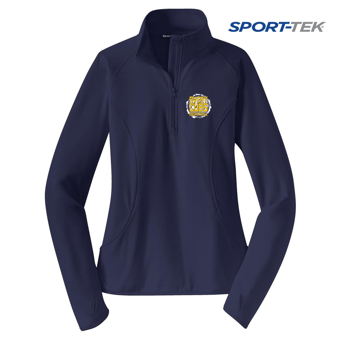 Sport-Tek Women's Sport-Wick Stretch 1-2-Zip Pullover - Avery Cubs