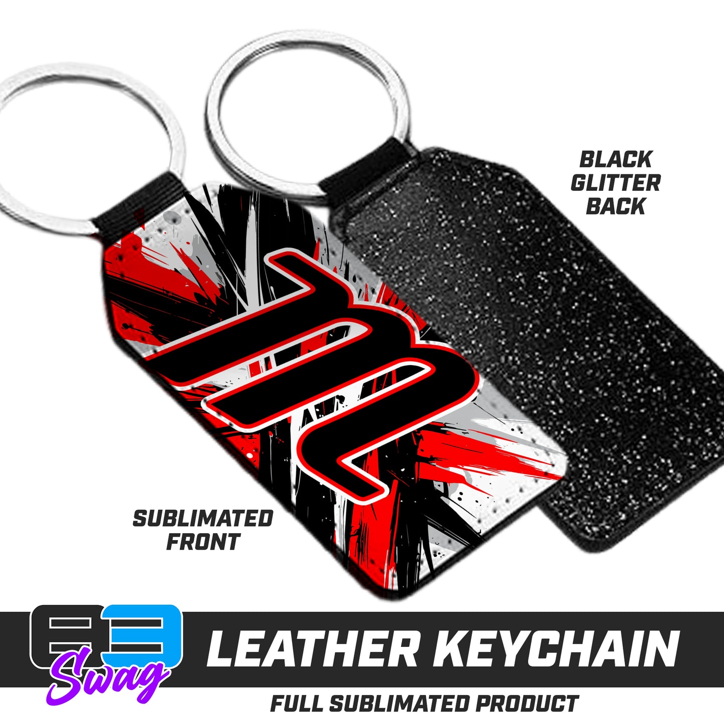 3.15" x 1.65" Leather Keychain - SYA Mets v.2026
