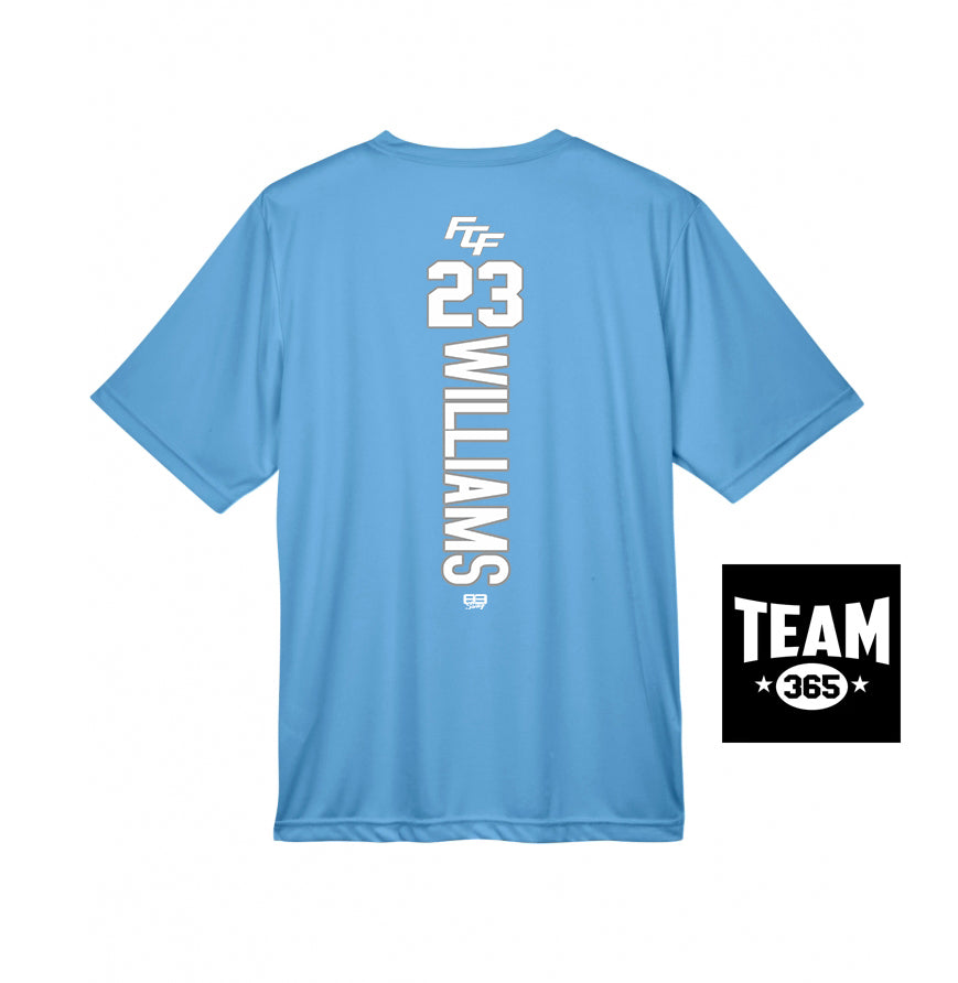 Team 365 Youth & Men's Zone Performance T-Shirt - FCF Flight Baseball Blue