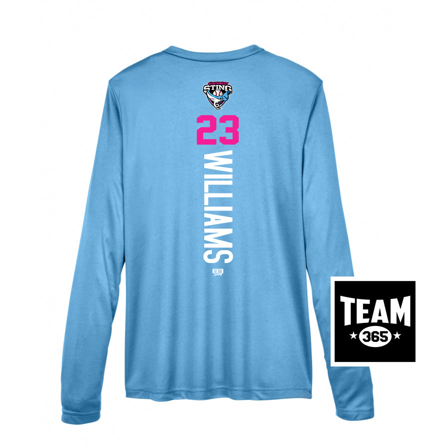 Team 365 TT11WL Women's Zone Performance Long-Sleeve T-Shirt - Southwest Sting Baseball