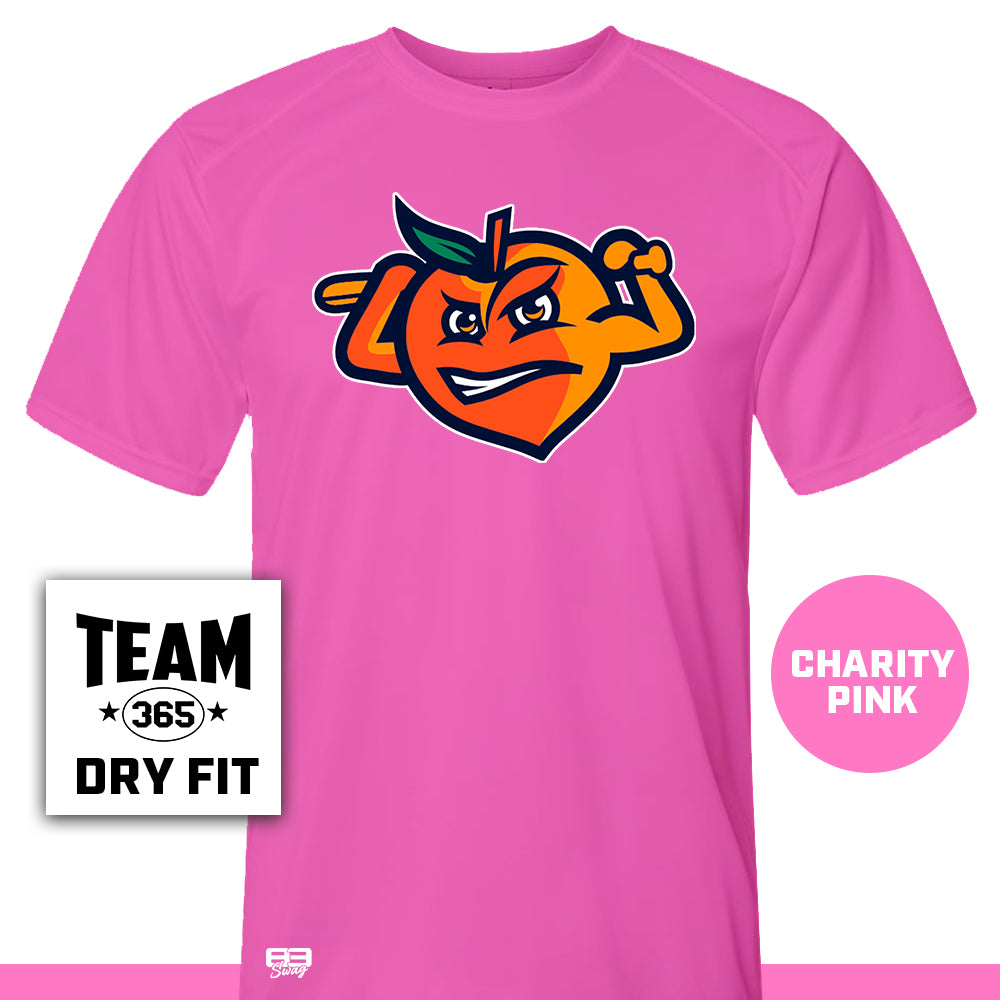 Performance T-Shirt - Peach Clobbers Baseball