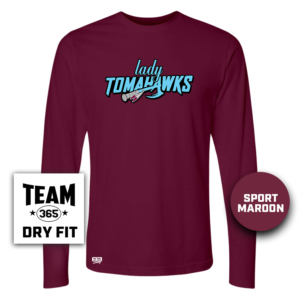 Lightweight Performance Long Sleeve - Keystone Heights - Lady Tomahawks Softball