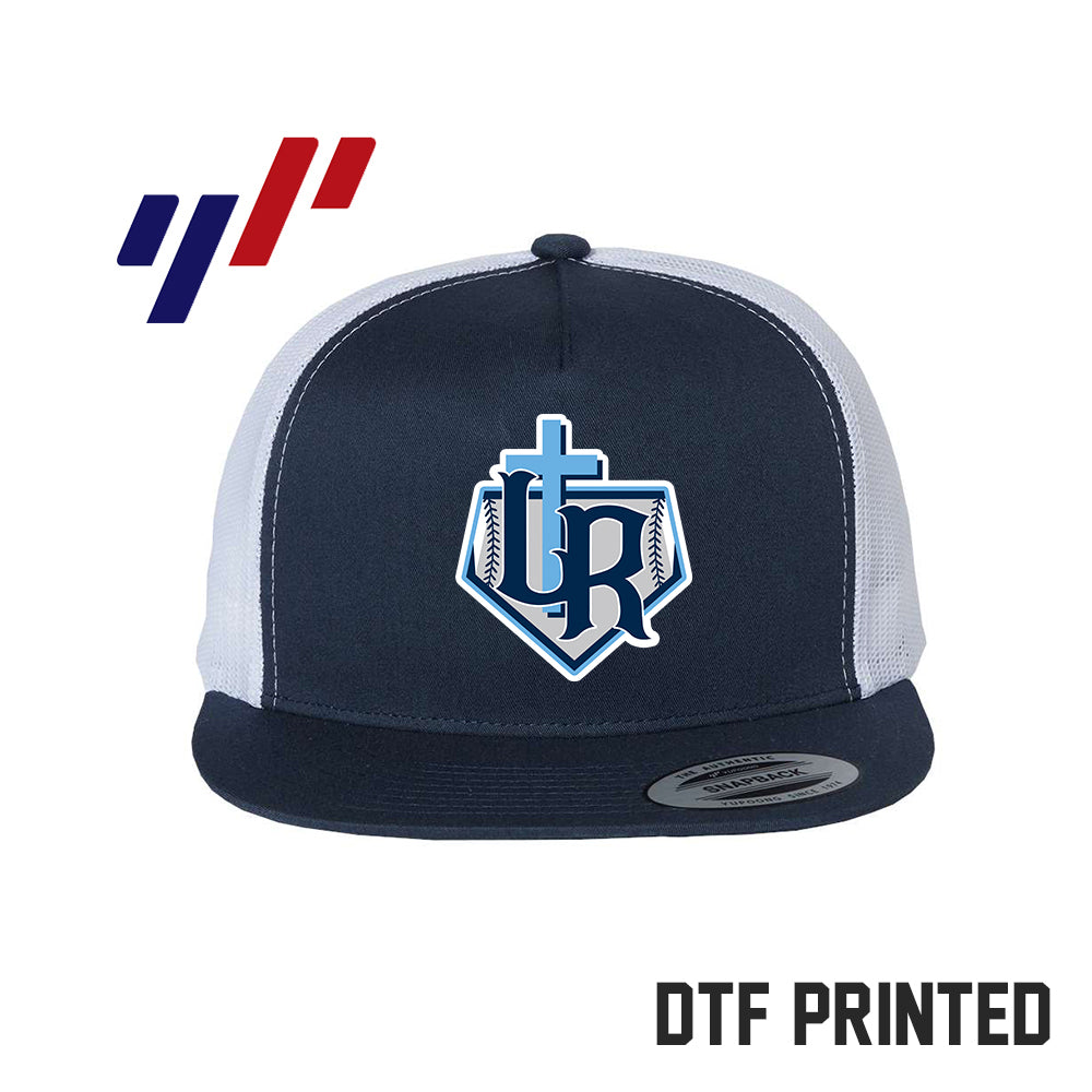 Yupoong 6006 Adult 5-Panel Classic Trucker Hat - DTF PRINTED - Reign Baseball