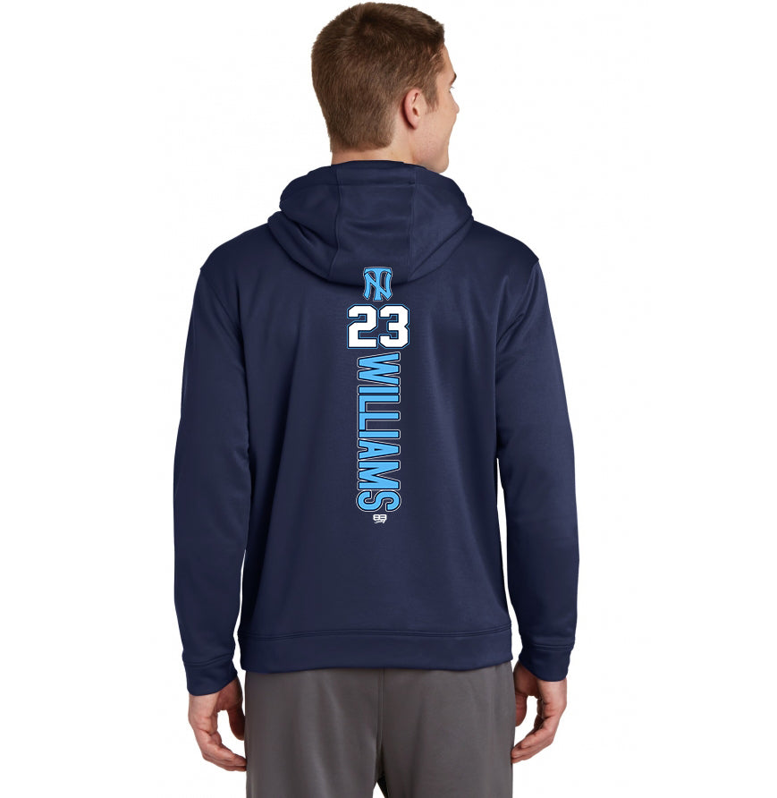 Sport-Tek Sport-Wick Fleece Hooded Pullover F244 - Top Notch Baseball