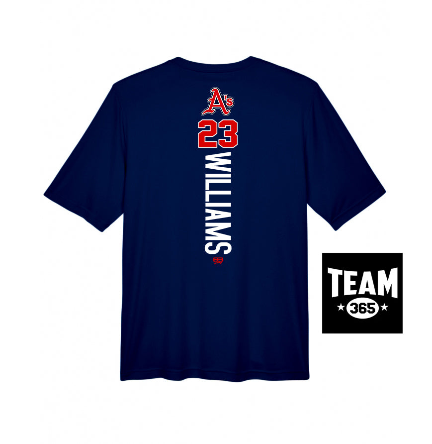 Team 365 Youth & Men's Zone Performance T-Shirt - Little Rock A's Baseball