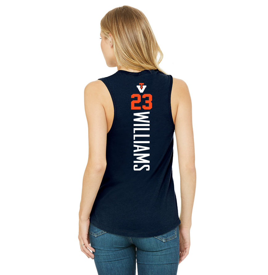 Bella + Canvas B6003 Women's Jersey Muscle Tank - Team Virginia Baseball