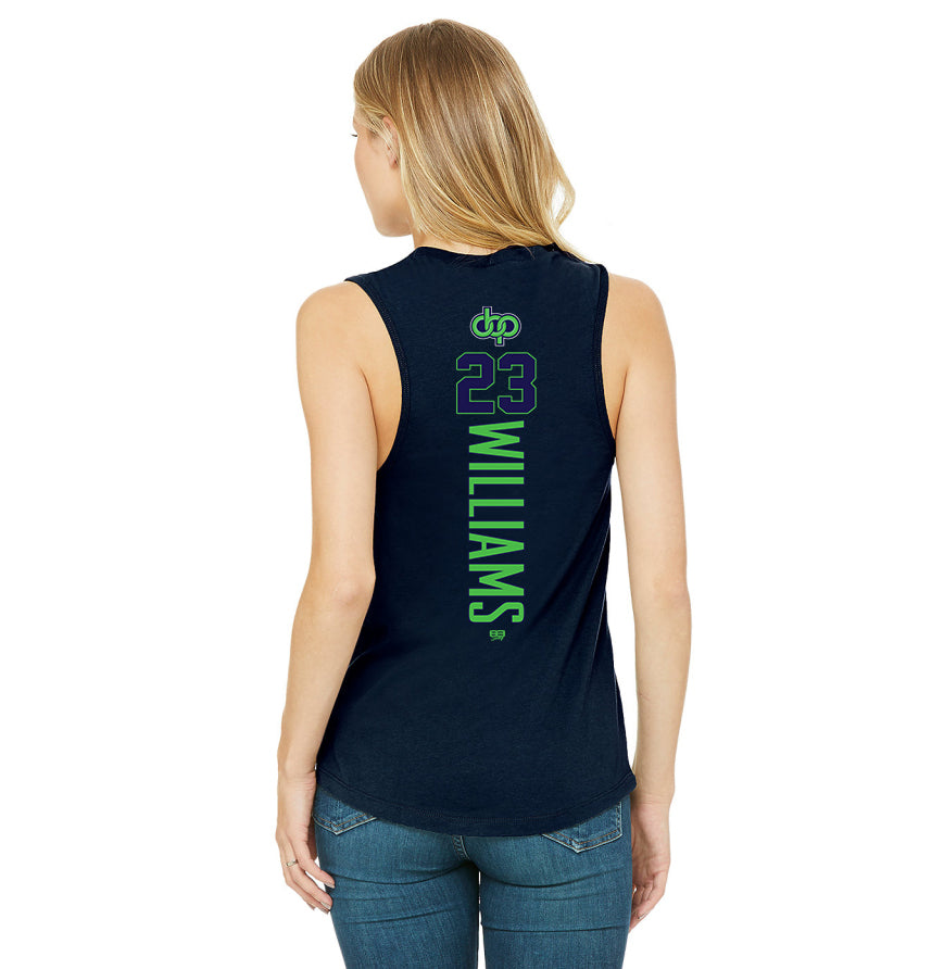 Bella + Canvas B6003 Women's Jersey Muscle Tank - OBP Land Sharks