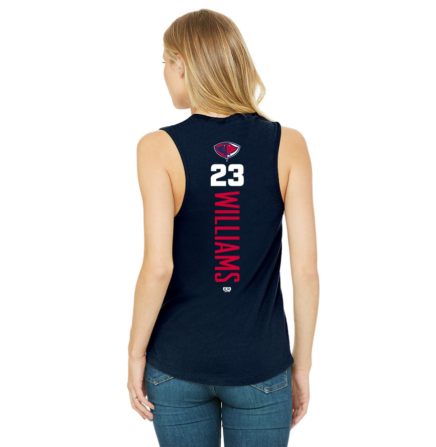 Bella + Canvas B6003 Women's Jersey Muscle Tank - Pasco Stingers Baseball