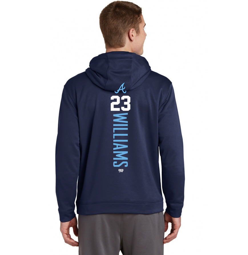 Sport-Tek Sport-Wick Fleece Hooded Pullover F244 - Aces Baseball