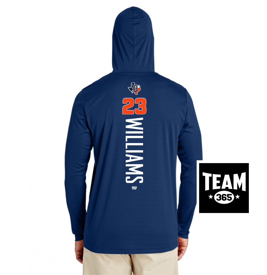Team 365 Youth & Men's Zone Performance Hoodie - Dallas Tigers Baseball