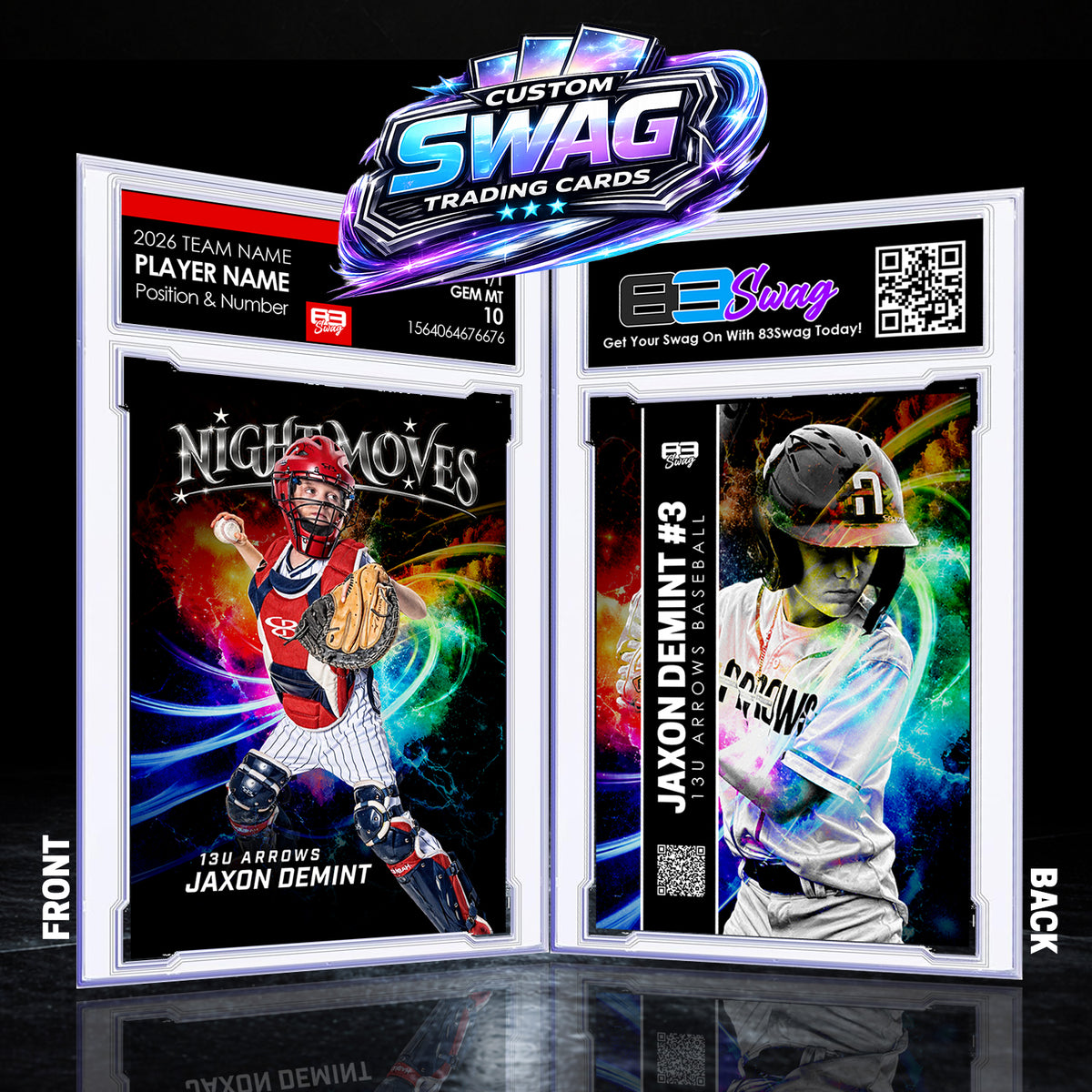 NIGHT MOVES Custom Trading Card w/Slab!