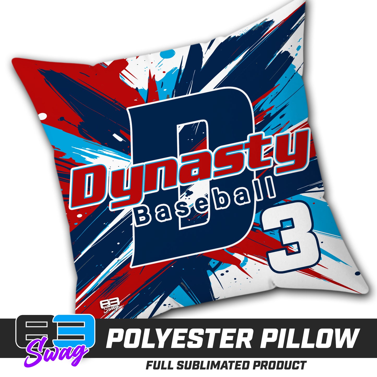 Double Sided Polyester Square Pillow - North Florida Dynasty