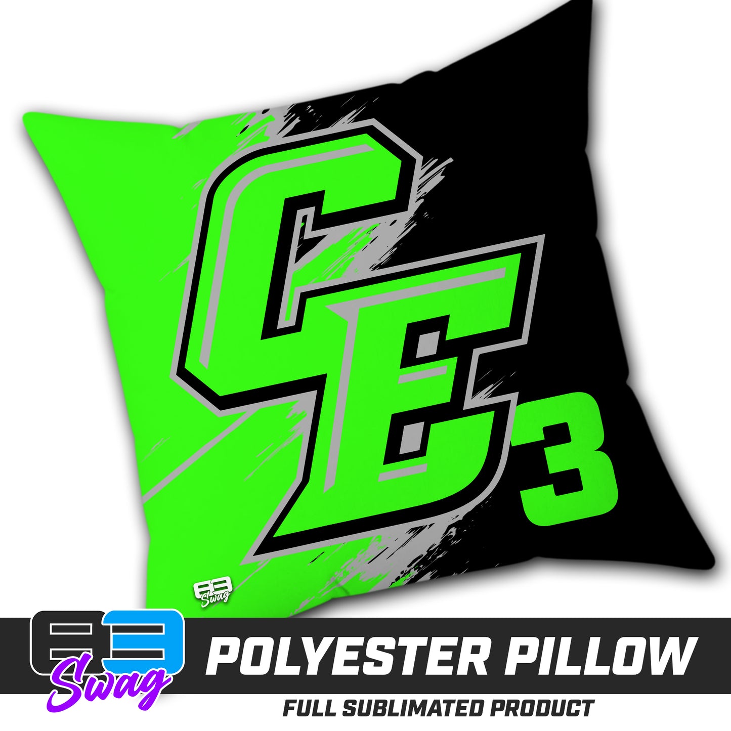 Double Sided Polyester Square Pillow - Cherokee Elite Baseball