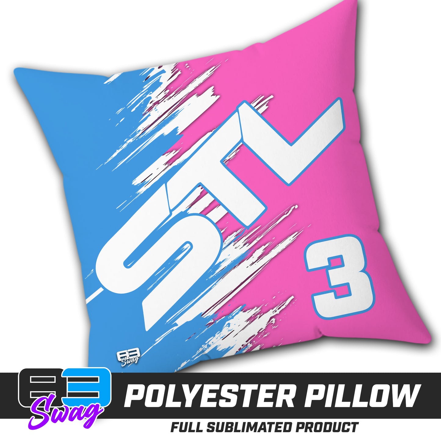Double Sided Polyester Square Pillow - Small Town Legends
