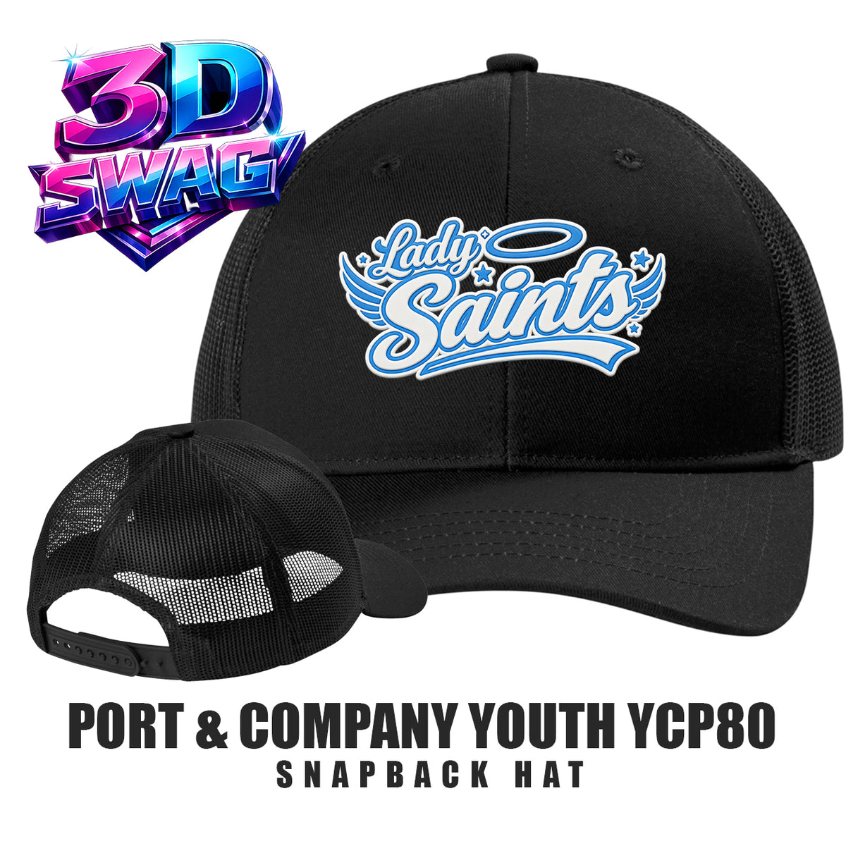 Lady Saints Softball - Port & Company Youth YCP80