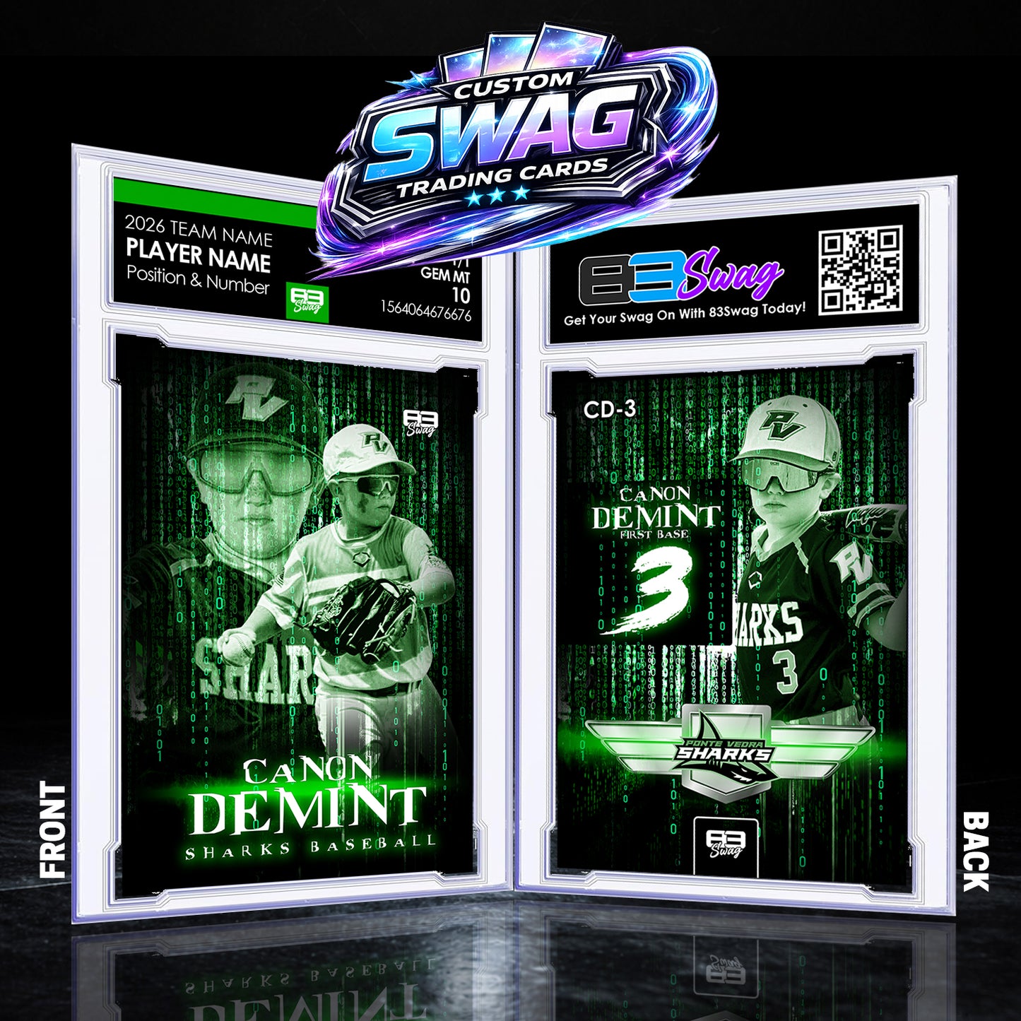 RELOADED Custom Trading Card w/Slab!