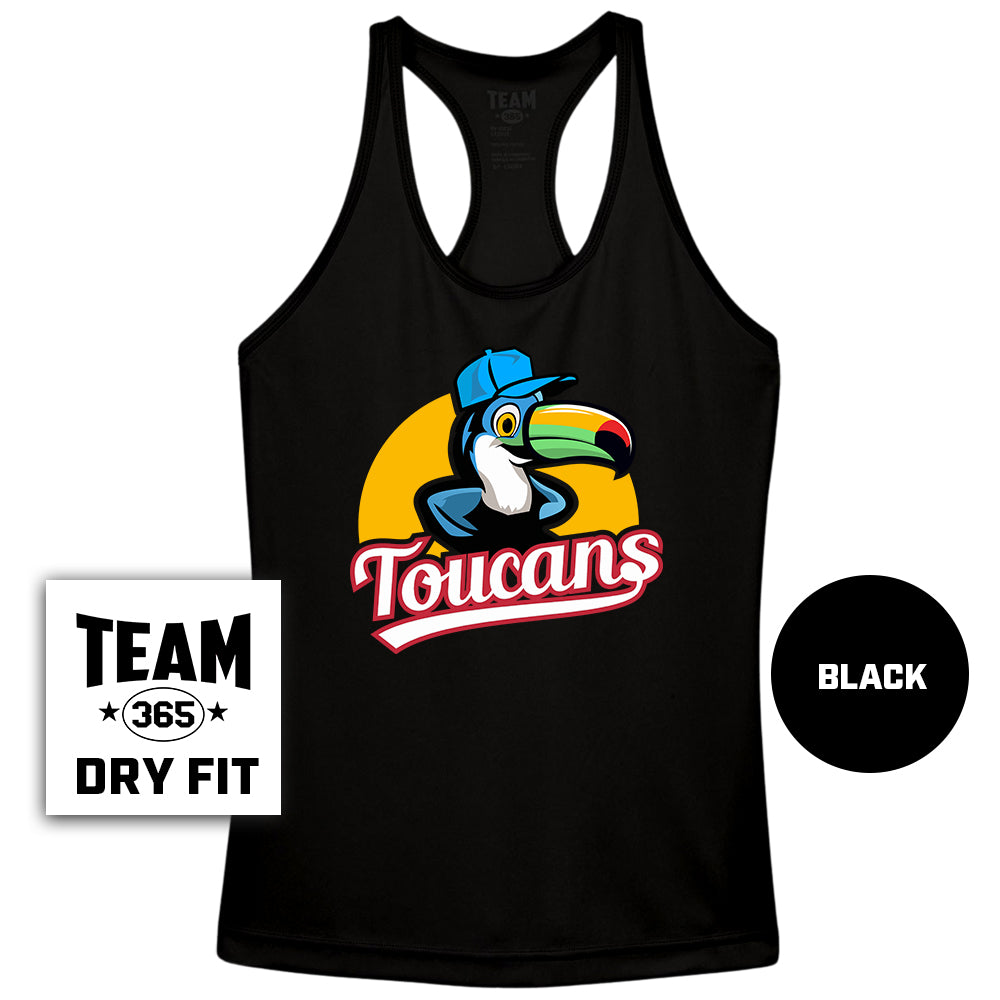 Performance Women’s Racerback T - Toucans Baseball LV 2