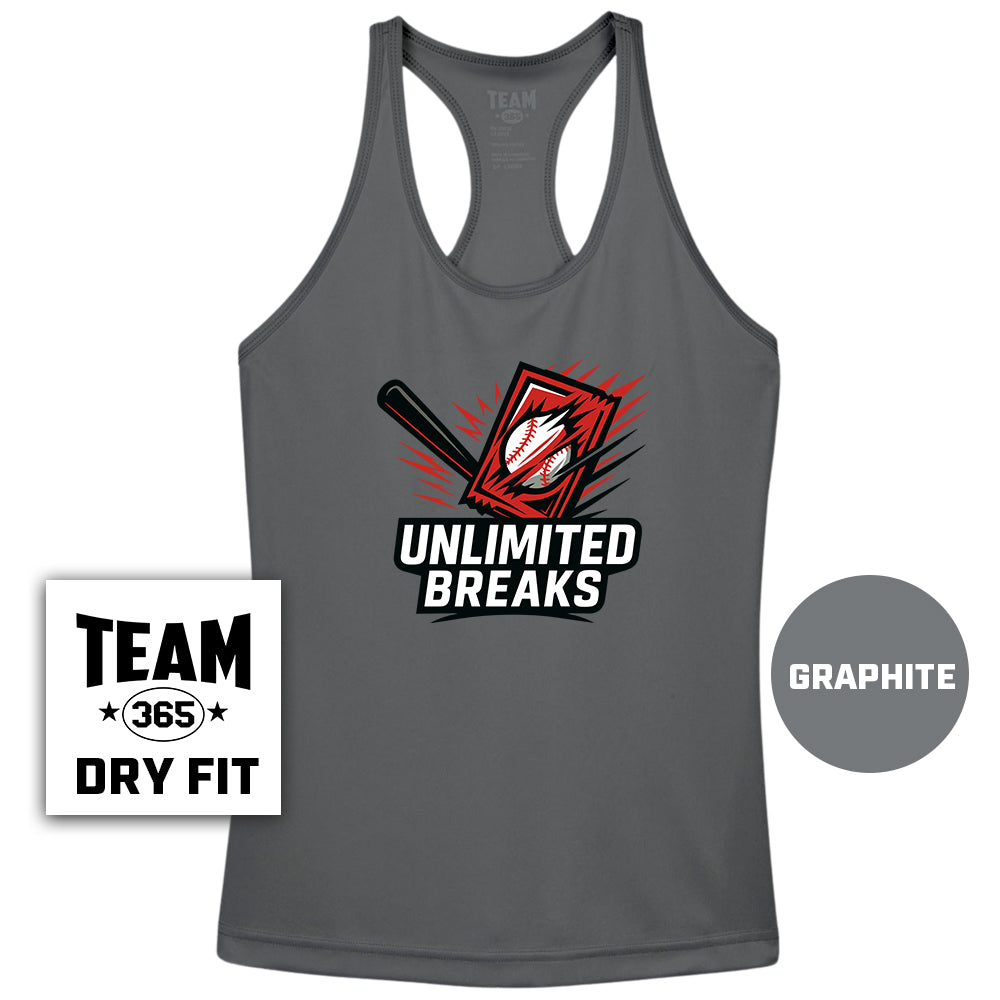 Performance Women’s Racerback T - Unlimited Breaks